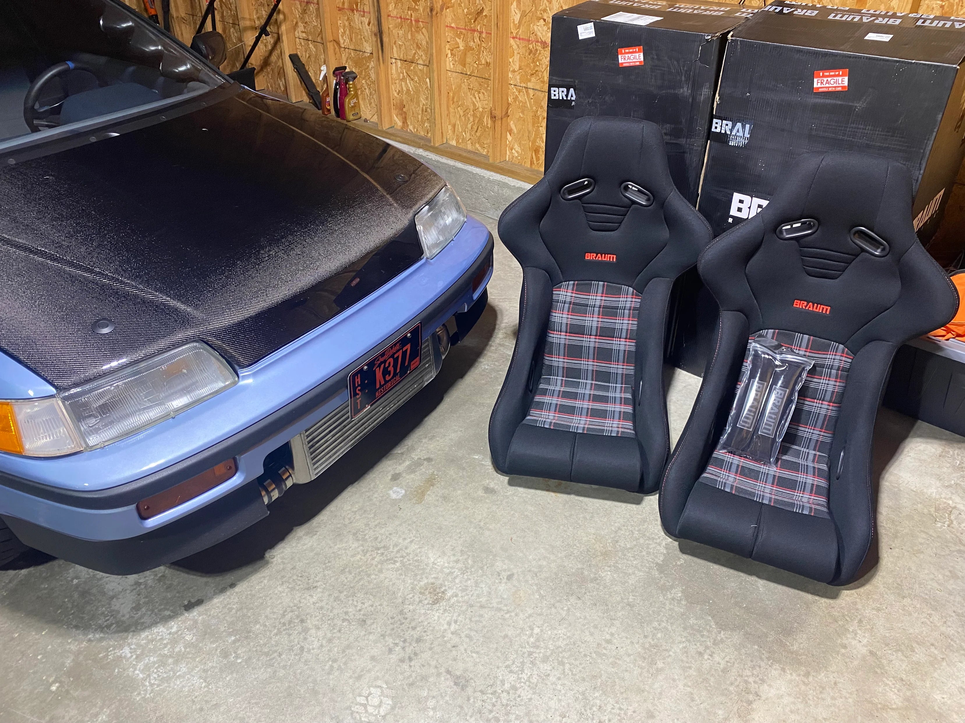 FALCON-R Series Fixed Back Bucket FRP Composite Seat