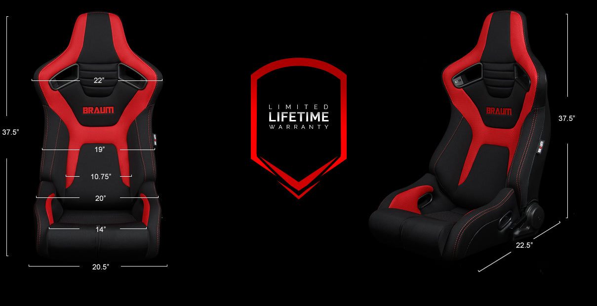 ELITE-R Series Sport Reclinable Seats - Priced Per Pair
