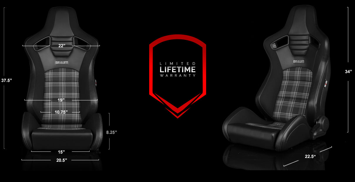 ELITE-S Series Sport Reclinable Seats - Priced Per Pair
