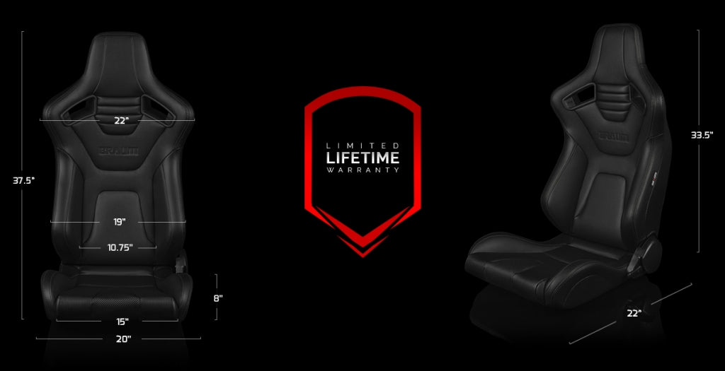 ELITE-X Series Sport Reclinable Seats - Priced Per Pair