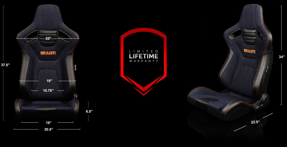 ELITE-X Series Sport Reclinable Seats - Priced Per Pair