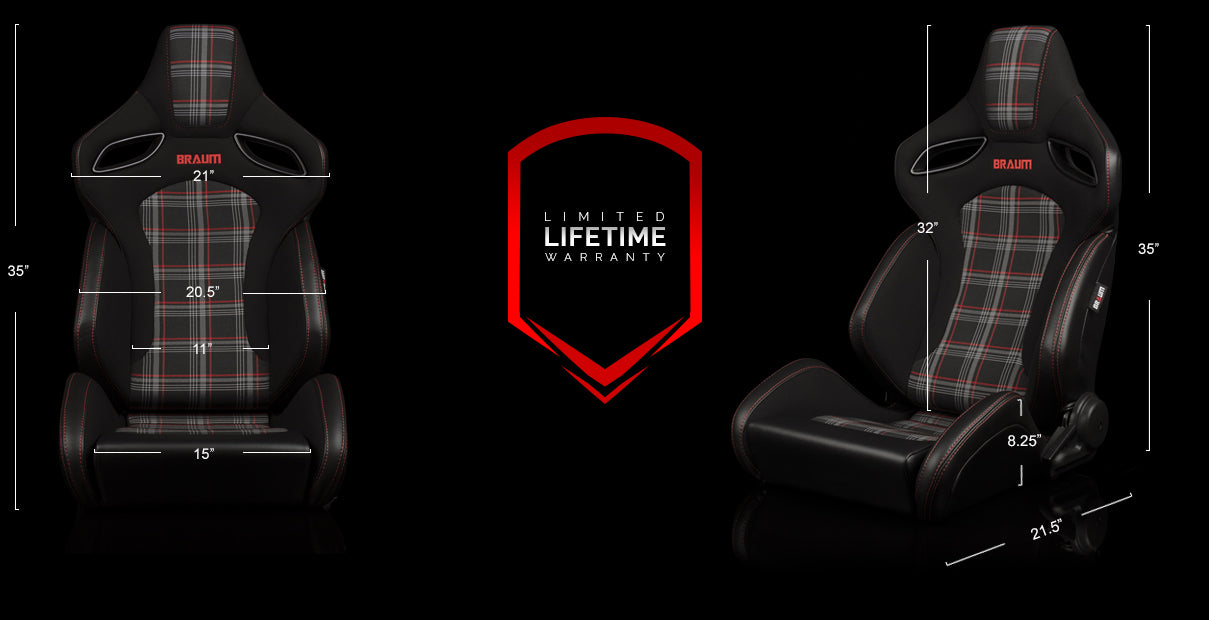 ORUE-S Series Sport Reclinable Seats - Priced Per Pair