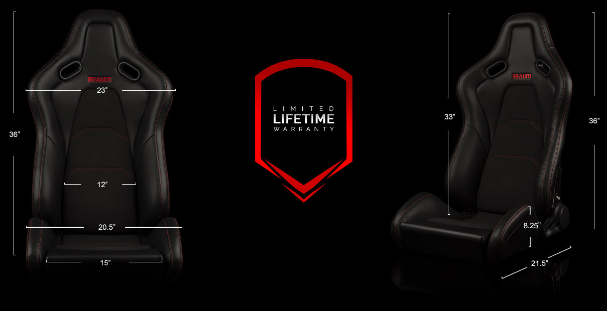 FALCON-S Series Reclinable FRP Composite Seats - Priced Per Pair