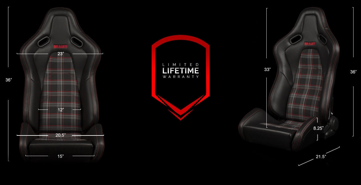 FALCON-S Series Reclinable FRP Composite Seats - Priced Per Pair