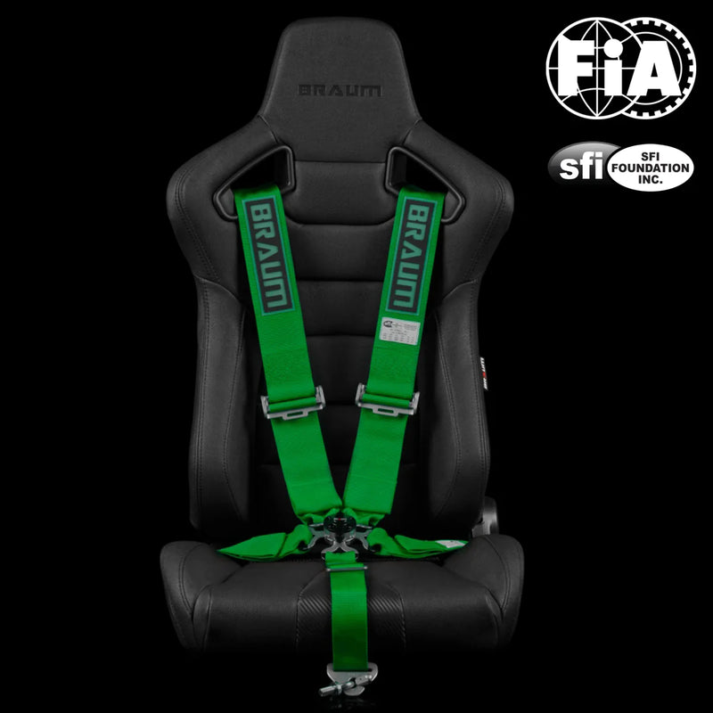 Green 5PT - SFI 16.1 Certified Racing Harness 3" Strap  [Opened Box]